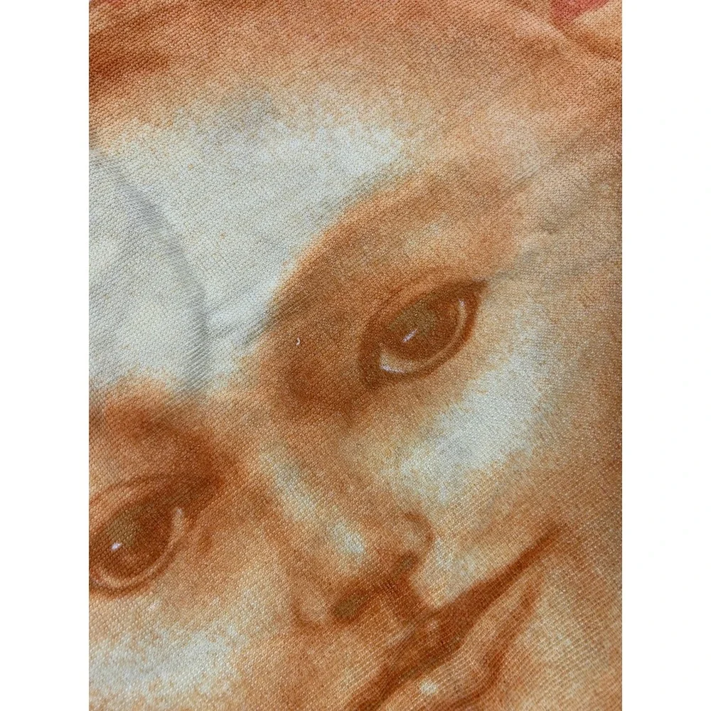 Copa Crescent Sun Moon Beach Towel Celestial Faces VTG Y2K 2000 Cotton Brazil